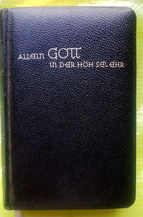 G466- Carte de invatatura crestina veche 1937-Dumnezeu singur ca lectie inalta-Biserica Evanghelica Lutherana cu ștampila Consistoriului.