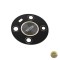 Geam Camera Spate Honor X9 4G Wide + Macro + Depth + Blitz + Matrix AI Negru