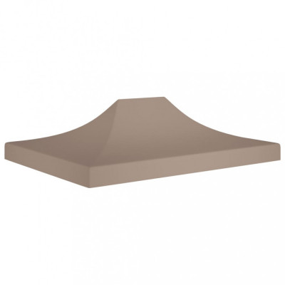 Gossi acoperis cort de petrecere, gri taupe, 4,5 x 3 m, 270 g/m2 foto