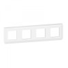 Rama Ornament 4P sau 4X2M Legrand Mosaic alb 078808L