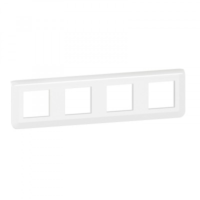 Rama Ornament 4P sau 4X2M Legrand Mosaic alb 078808L foto