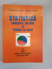 Constantin Secareanu - Statistica - Concepte ,metode si tehnici de baza