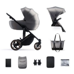 Carucior 2 in 1 Kinderkraft Prime 2, shadow grey