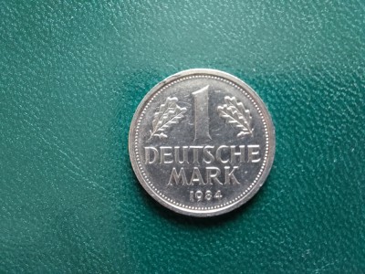 Moneda 1 Deutsche Mark 1984. foto