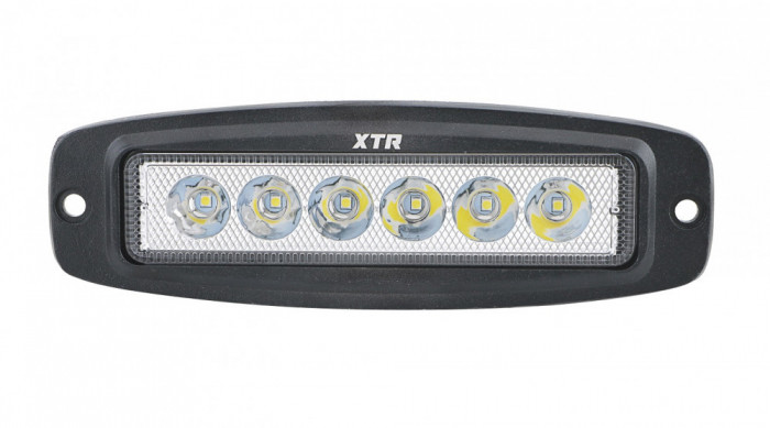 Proiector LED Auto Offroad 18W/12V-24V, 1320 Lumeni, 20cm Incastrabil Flood 60 grade BTWL-B1OE-18-FLOOD