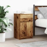 Gossi noptiera din lemn vechi 39x35x65 cm lemn prelucrat
