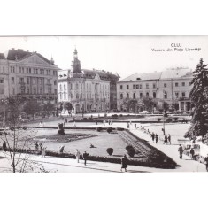Cluj. Vedere din Piata Libertatii (necirculata)