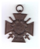 Crucea comemorativa germana a WW I 1914-1918 / crucea Hindenburg cu marcajul 0.6, stare foarte buna, fara panglica