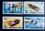 Niger 1980 sport Olimpiada de iarna Lake Placid 1980 Nestampilat