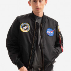 Alpha Industries geacă bomber MA-1 VF NASA bărbați, culoarea negru, de tranziție 166107.03-black