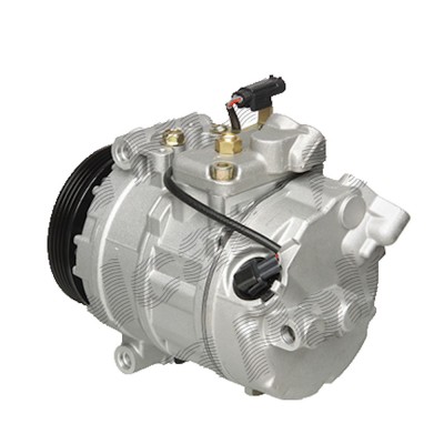 Compresor aer conditionat BMW Seria 5 E60/E61, 2003-2010, motorizare 520d; 2.0 d, diesel;, rola curea 110 mm, 4 caneluri, de tip Denso: 7SEU17C foto