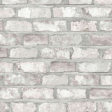 DUTCH WALLCOVERINGS Tapet, alb, model caramizi, EW3104 GartenMobel Dekor