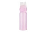 Sticlă pentru aplicarea produselor de păr, plastic, roz, 150 ml, Oem