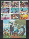 Turks şi Caicos 1981 - Walt Disney - &bdquo;Unchiul Remus&rdquo;, Serie + Colita, MNH