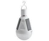 Bec LED 12W, Incarcare Solara &amp; 220V, E27, Urgenta, Acumulator 1200mA, 6500K, Alb Rece, Camping, Pescuit, Drumetii