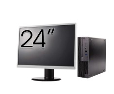 Pachet Calculator Second Hand DELL OptiPlex 3070 SFF, Intel Core i3-9100 3.60 - 4.20GHz, 8GB DDR4, 256GB SSD + Monitor 24&amp;quot; NewTechnology Media