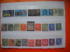 HOPCT LOT NR 643 ANGLIA UK -24 TIMBRE VECHI-STAMPILAT