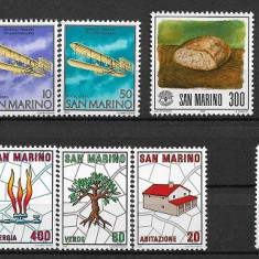 C692 - lot San Marino timbre neuzate,serii complete