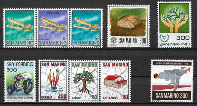 C692 - lot San Marino timbre neuzate,serii complete foto