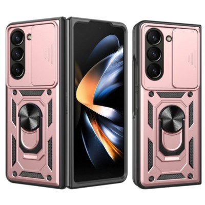 Husa pentru Samsung Galaxy Z Fold5 - Techsuit CamShield Series - Rose Gold foto