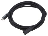 Cablu USB 2.0 High Speed USB C la USB C 3m negru LOGILINK