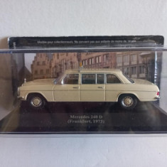 Macheta Mercedes-Benz 240D - Frankfurt - 1973 1:43 Deagostini Mercedes