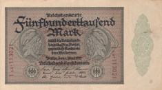 GERMANIA 500.000 marci 1923 VF+++!!! foto
