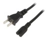 Cablu Alimentare IEC C7 - NEMA 1-15 1.8m 7A
