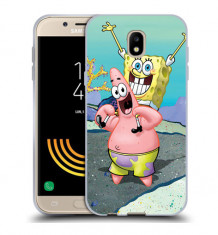 Husa Samsung Galaxy J5 2017 J530 Silicon Gel Tpu Model Spongebob foto