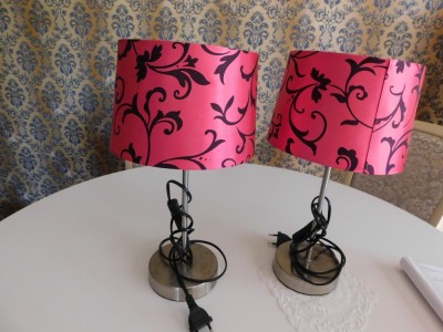 2 Veioze elegante , abajur elegant , neutilizate foto