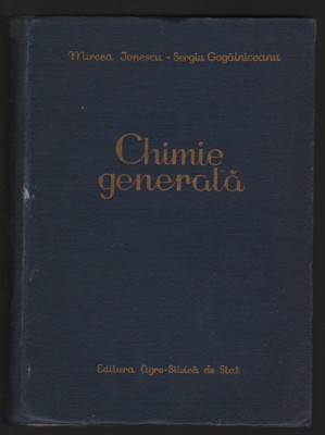 C10071 - CHIMIE GENERALA - MIRCEA IONESCU foto