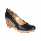 Cumpara ieftin OFERTA marimea 36, 41 - Pantofi dama, casual, din piele naturala box, platforme de 7 cm - MARA LP3550N
