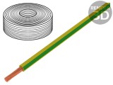 Cablu H07V-K litat 16mm2 PVC galben-verde 450V ELTRIM