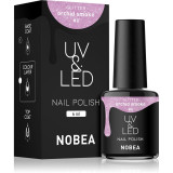 NOBEA UV &amp; LED Nail Polish unghii cu gel folosind UV / lampă cu LED glossy culoare Orchid smoke #8 6 ml