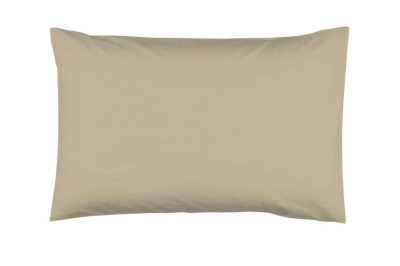 Fata de perna 50x70cm, 100% bumbac ranforce, inchidere fermoar, model uni bej 3854 foto