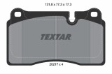 Set placute frana TEXTAR 2021701