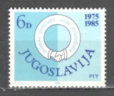 Iugoslavia.1985 10 ani Tratatul de la Osimo SI.355