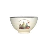 Bol din ceramica cu desen 12x8 cm