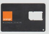 bnk card Israel - Orange - Orange logo - suport SIM - Col:IL-ORA-GSM-0001B