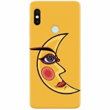 Husa silicon pentru Xiaomi Remdi Note 5 Pro, Yellow Moon