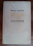 Myh 38f - Mihai Ralea - Scrieri din trecut - In literatura si filozofie - 1958