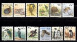 A12 S6 1 - Timbre foarte vechi - Noua Zeelanda - pasari, Fauna, Stampilat