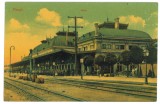 2456 - PLOIESTI, Railway Station, Romania - old postcard - unused, Necirculata, Printata