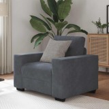 Gossi canapea scaun gri inchis 60 cm catifea