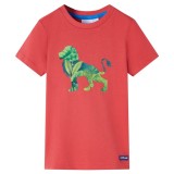 Tricou pentru copii, rosu, 92 GartenMobel Dekor, vidaXL