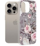 Cumpara ieftin Husa iPhone 16 Techsuit Flori Gri
