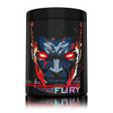 Pre-Workout cu aroma de zmeura Fury Extreme, 400g, Genius Nutrition