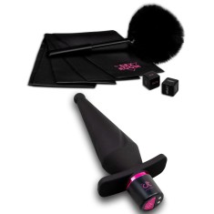Sex Room Anal Play Kit, 6 Piese, Negru/Roz