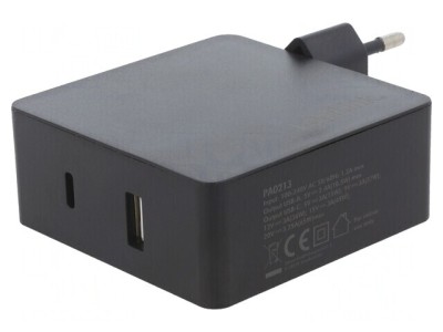 Alimentator Pulsatoriu 5-20VDC 3A 65W Negru foto