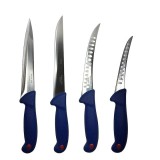 Cumpara ieftin Set profesional de macelarie, transat, injunghiat, filetat, dezosat, 4 cutite, otel carbon
